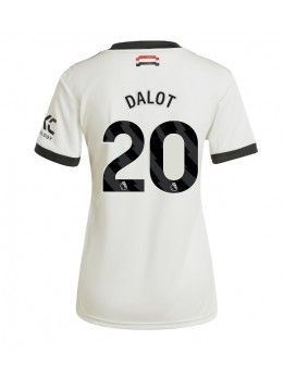 Manchester United Diogo Dalot #20 Zenski Rezervni Dres 2024-25 Kratak Rukavima